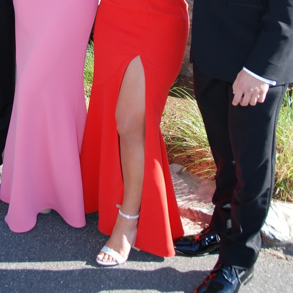 Revolve Red Prom Dress - Picture 3 of 4
